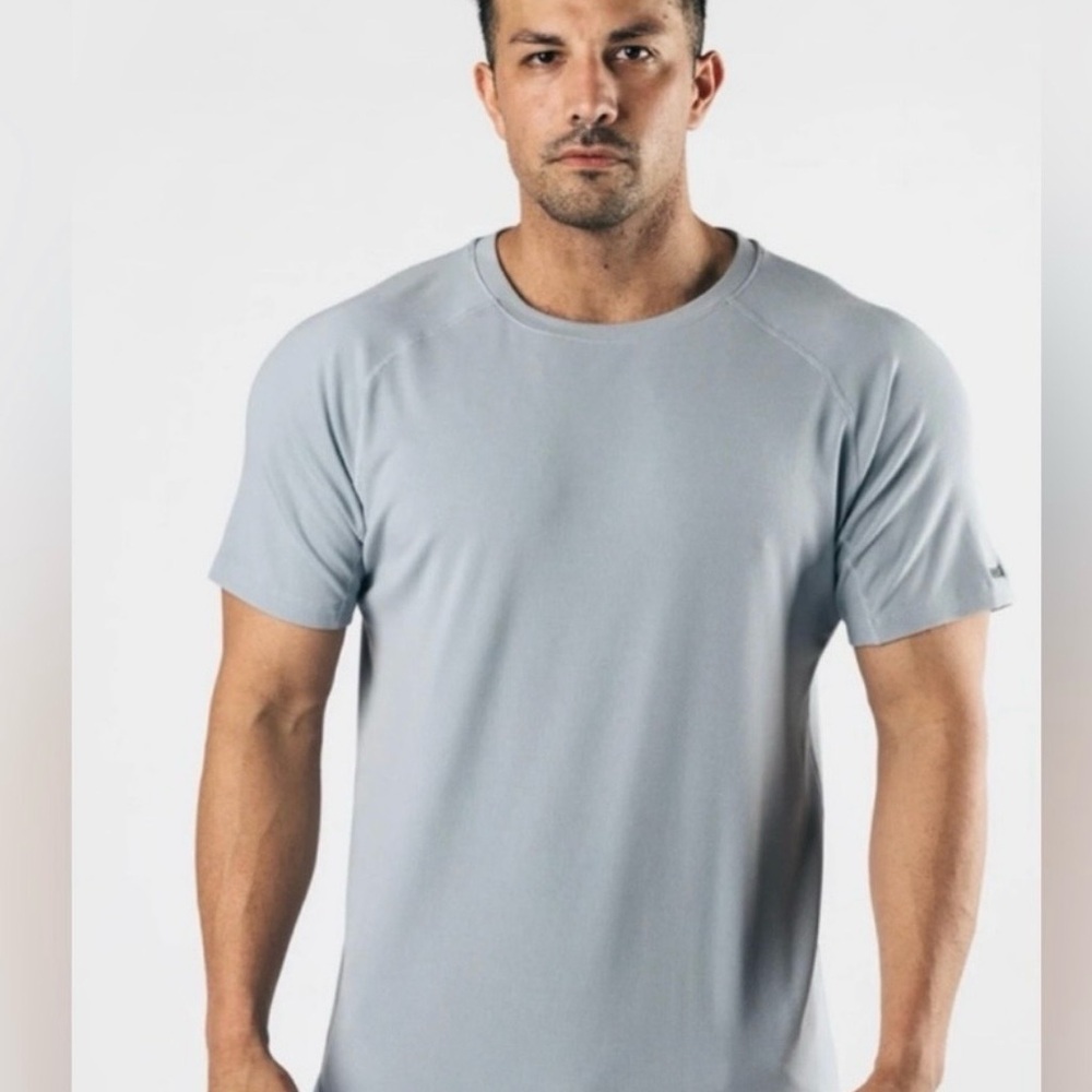 Alphalete Men's Monarch Scoop Tee - Serena Grey